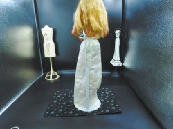 18 in barbie silver halter top skirt bk
